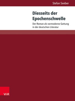 cover image of Diesseits der Epochenschwelle